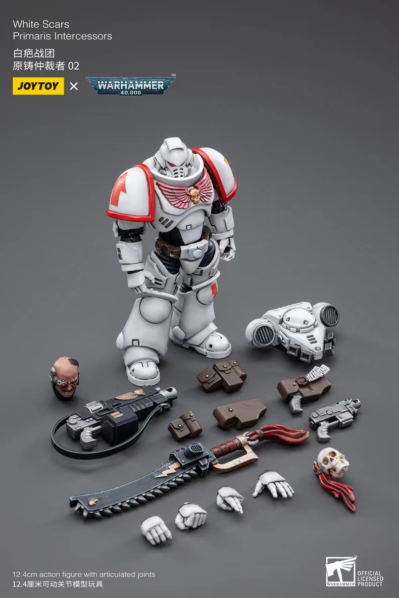 (JOYTOY) White Scars  Assault lntercessor Brother Batjargal JT5291-1687179373.jpeg