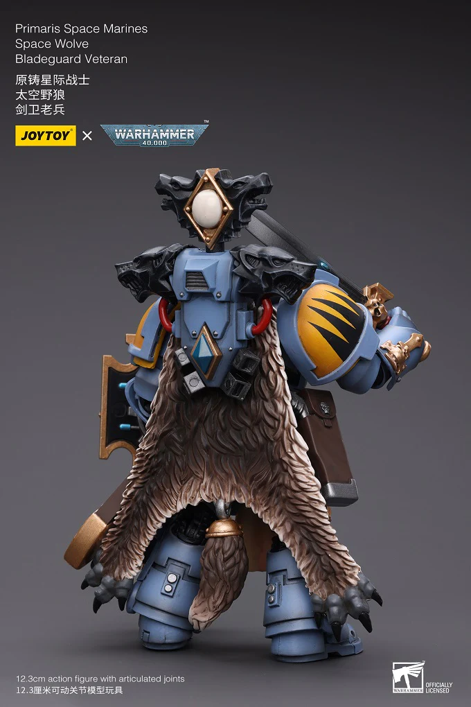 (JOYTOY) Space Wolve Primaris Space Marines Bladeguard Veteran JT2795-1705397940.webp