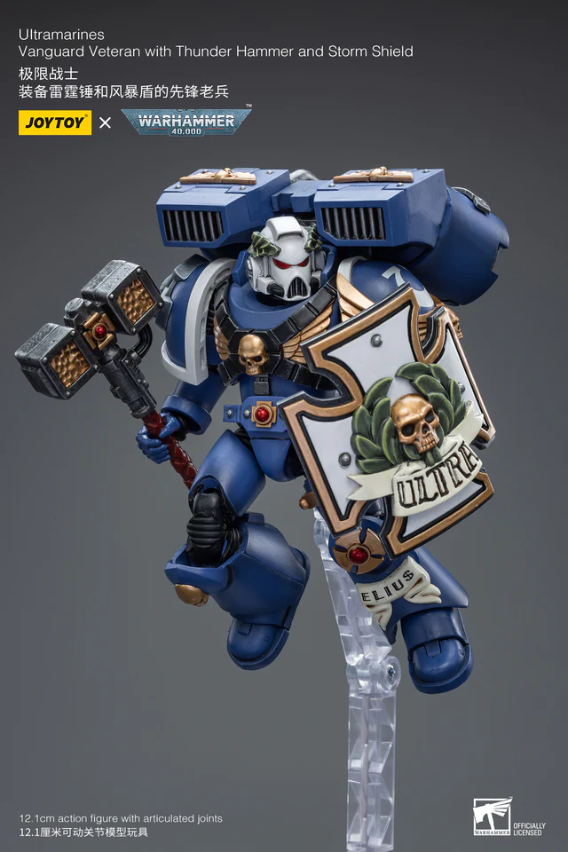 [JoyToy] Ultramarines Vanguard Veteran With Thunder Hammer And Storm Shield JT8032-1705410325.webp