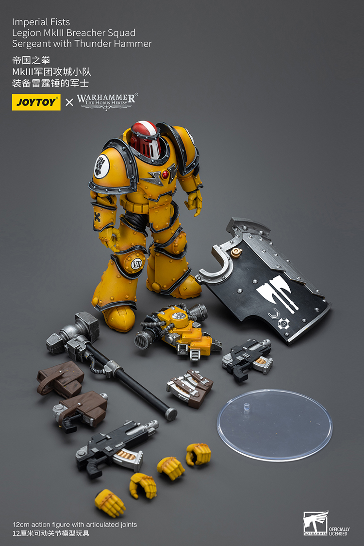 [JOYTOY]Imperial Fists Legion MkIII Breacher Squad Sergeant with Thunder Hammer JT9107-1711266254-BEbF2.jpg