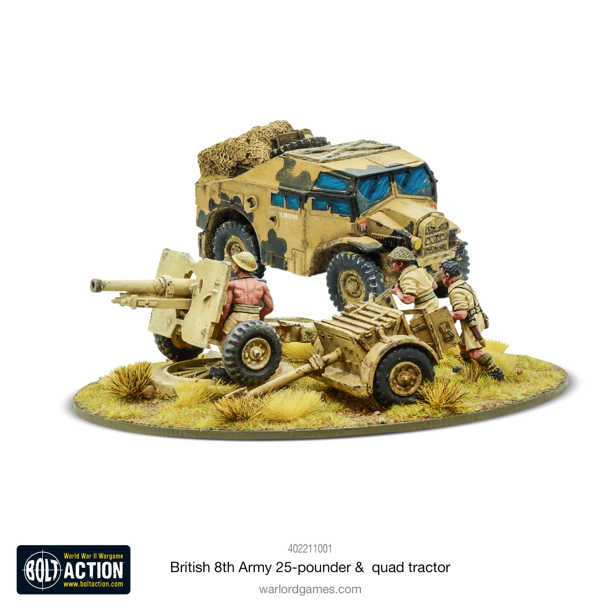 8th Army 25-pdr Light Artillery, Quad tractor & Limber-1712764728-vtaKX.webp