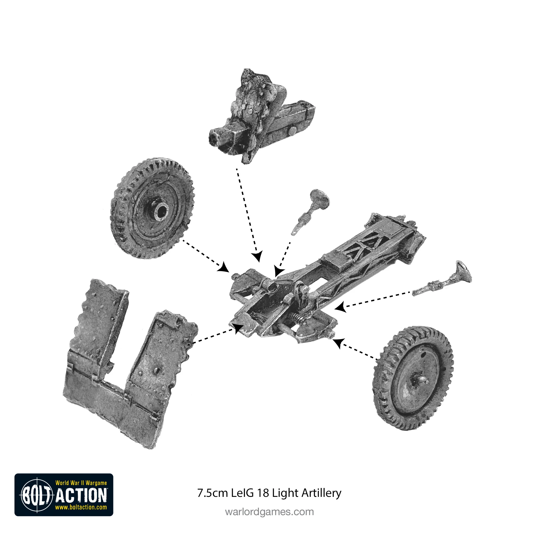 (WARLORD GAMES) German Heer 7.5cm leIG 18 Light Artillery (Winter)-1718269196-vGHI4.webp