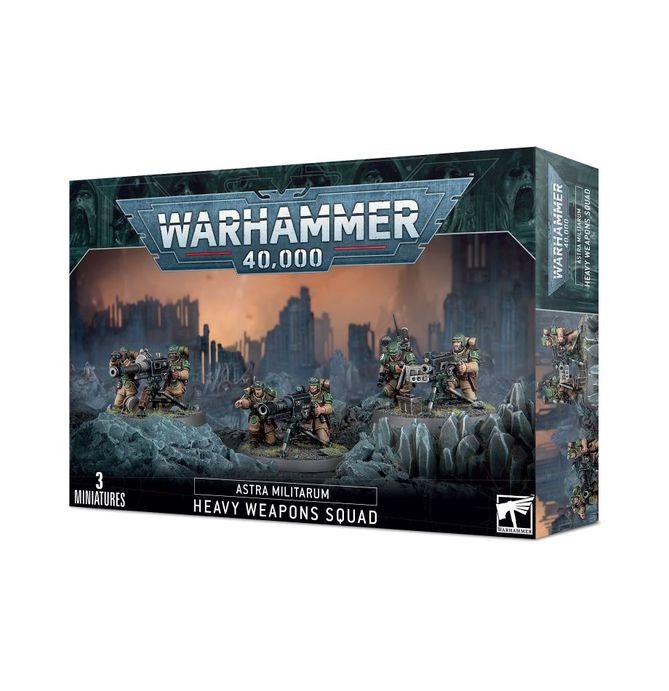 WARHAMMER 40K ASTRA MILITARUM: CADIAN HEAVY WEAPONS SQUAD