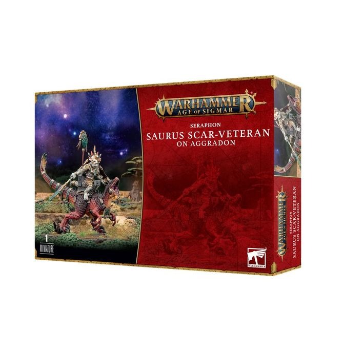 WARHAMMER AOS SERAPHON:SAURUS SCAR-VETERAN ON AGGRADON