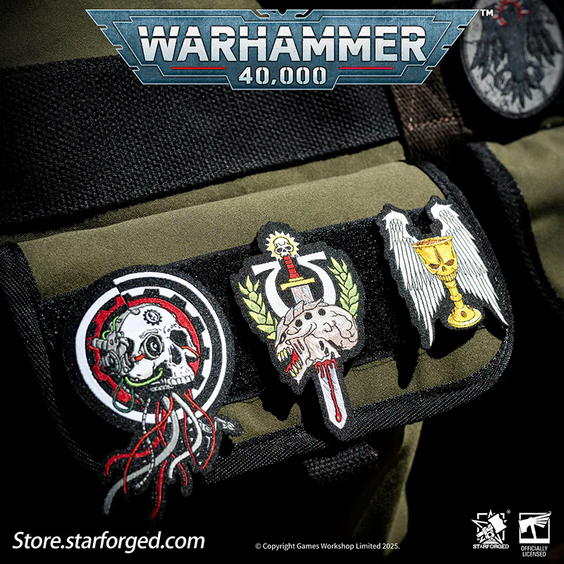 (STARFORGED) Warhammer 40K Patch: Raven Guards set-1775992766-0ddCZ.webp